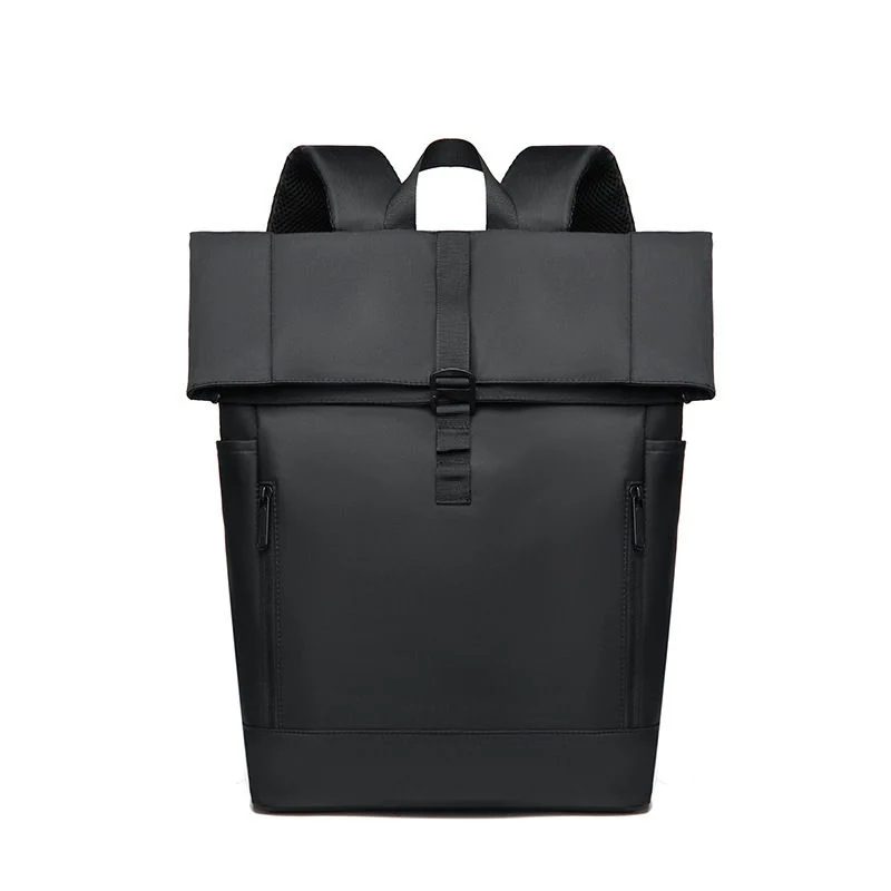 Foldover Backpack with Twin Front Zips FF-086 by Feima Bag