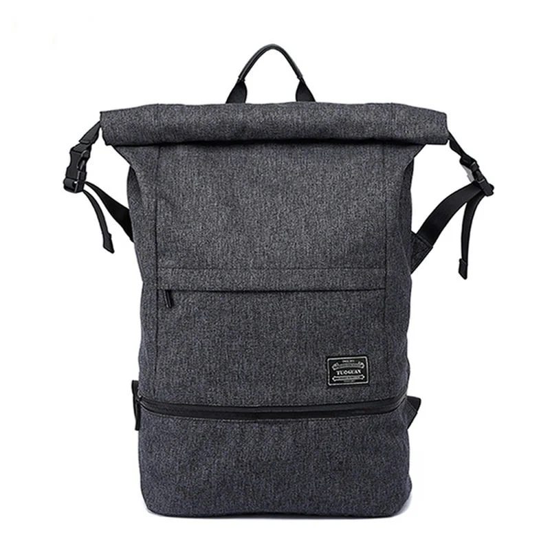 Roll Top Backpack with Lower Zip FF-103 by Feima Bag