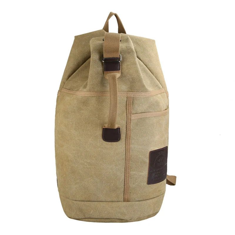 Canvas Bucket Backpack with Eyelet Opening FF-120 by Feima Bag