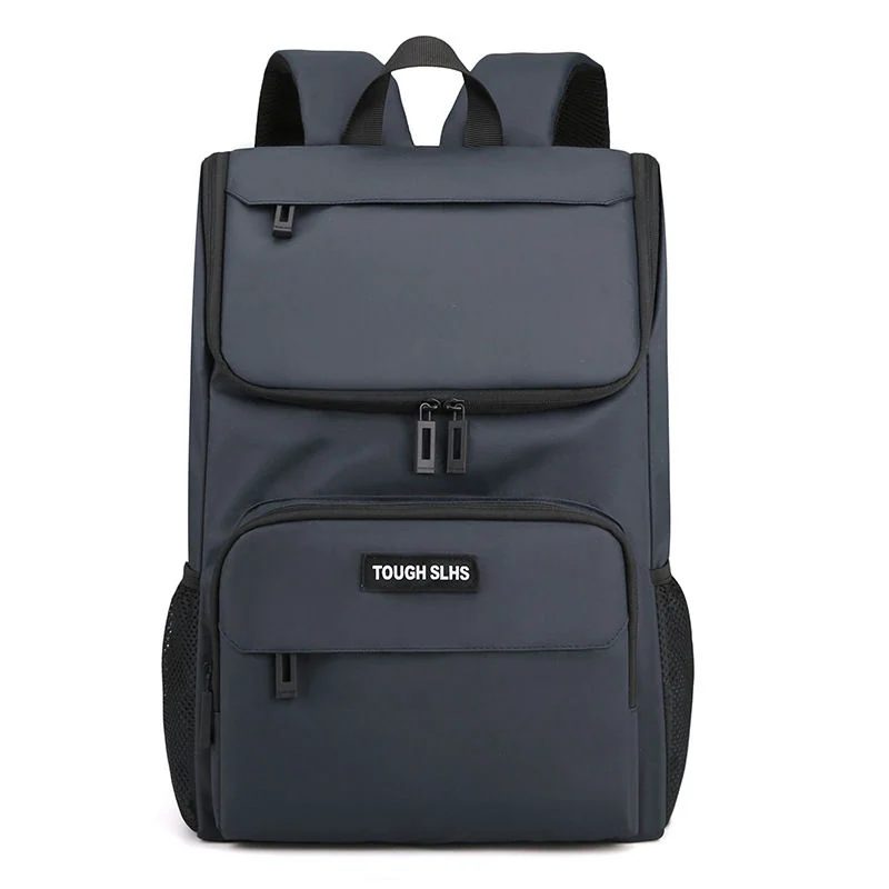 Two-Pocket Backpack with Covered Front Zips FF-130 by Feima Bag