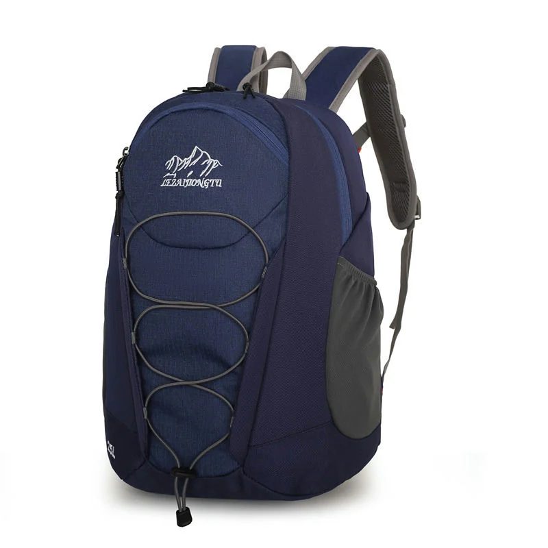 Backpack with front cord lacing and contrast side pockets FF-145 by Feima Bag