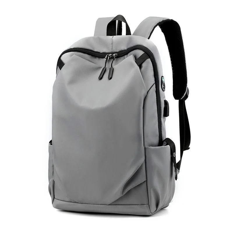 Backpack with a plain front and curved top zip FF-191 by Feima Bag