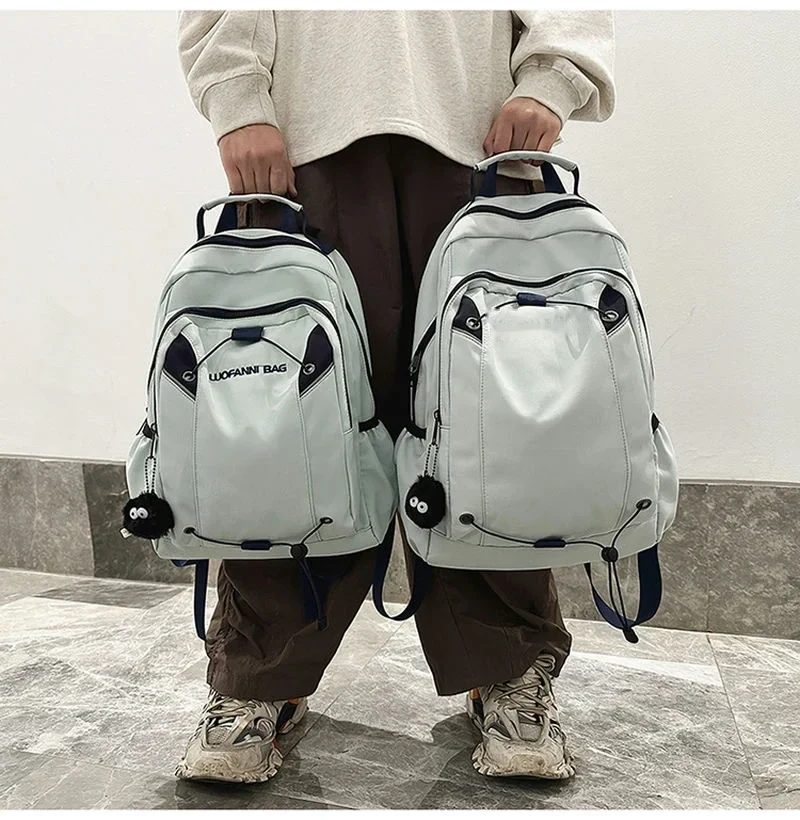 Backpack with Cord Detail and Side Pockets FF-205 by Feima Bag