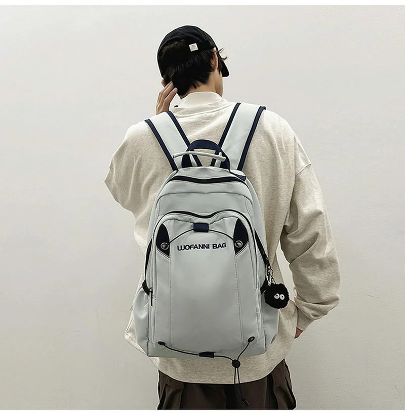 Backpack with Cord Detail and Side Pockets FF-205 by Feima Bag