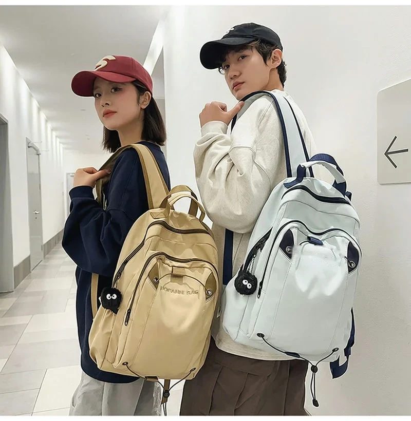 Backpack with Cord Detail and Side Pockets FF-205 by Feima Bag