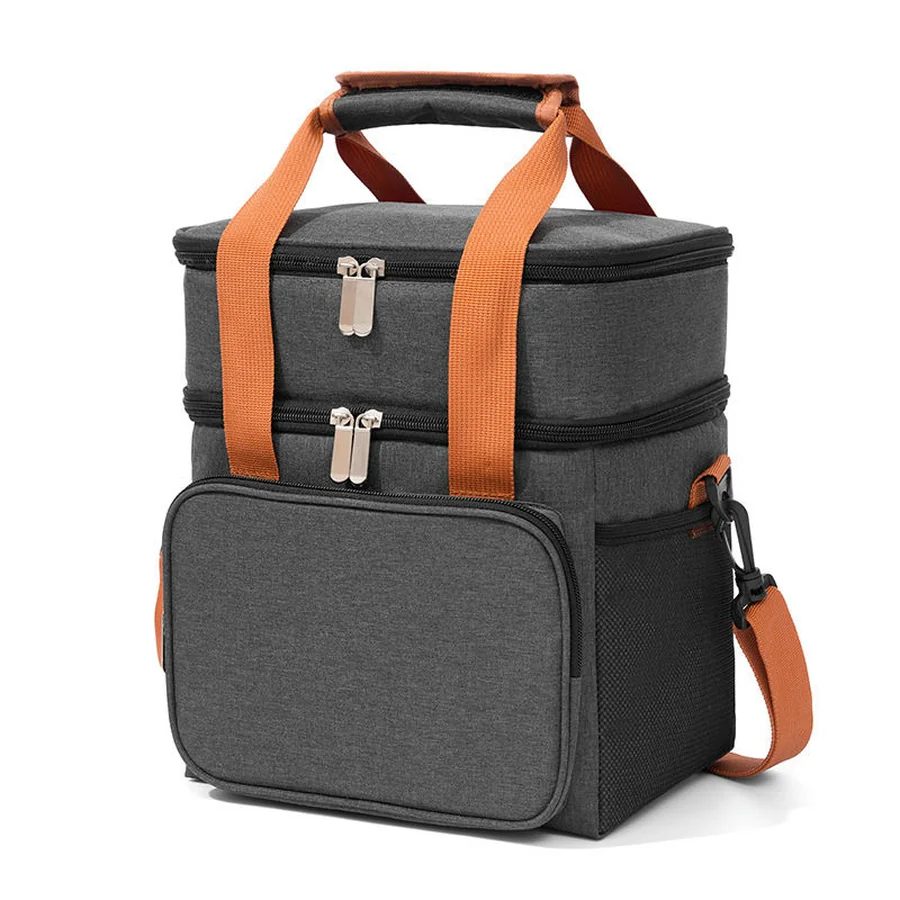 Lunch Cooler Bag with Two Zip Levels FK-064 by Feima Bag