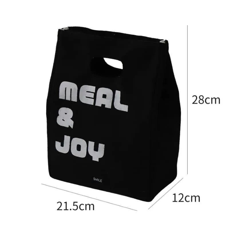 FK-079 — Вертикальная сумка для ланча из канваса с прорезной ручкой — Feima Bag