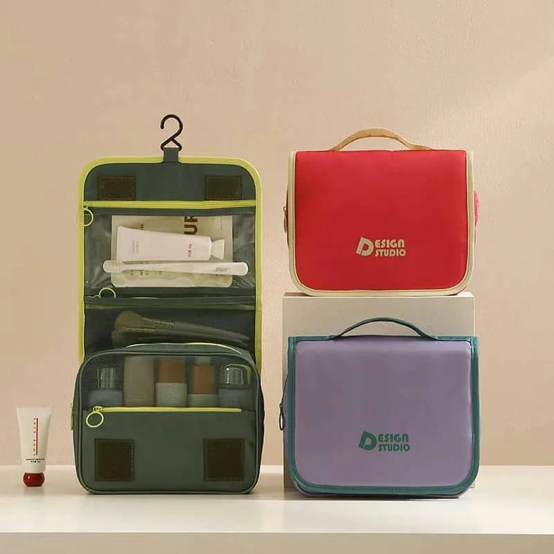 Two Tone Fold Out Toiletry Organiser FJ-028A by Feima Bag