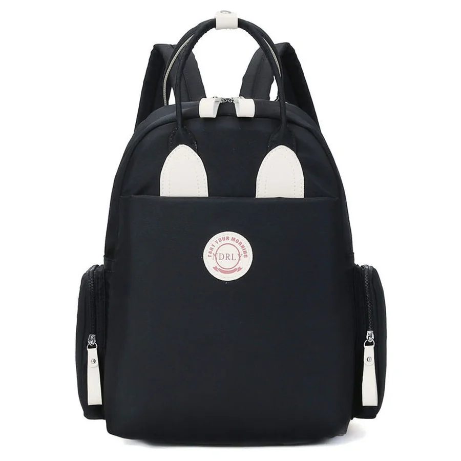 Handled Diaper Backpack with Zipped Side Sections FM-004 by Feima Bag