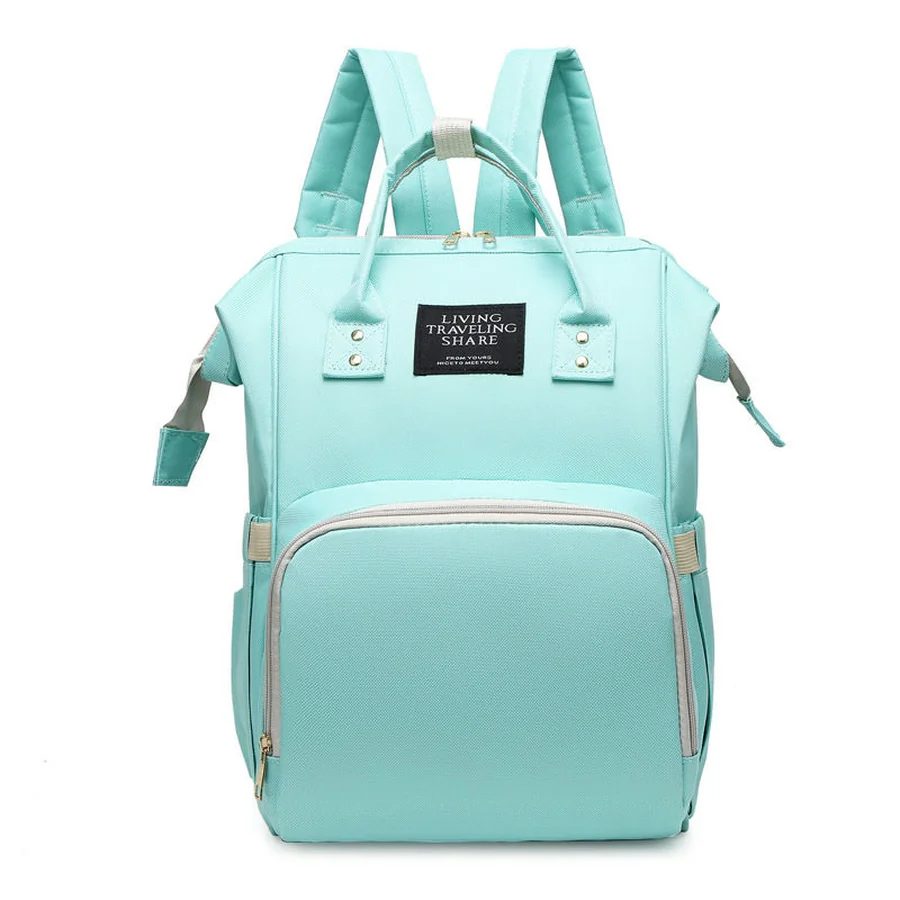 Diaper backpack with plain front zip pocket FM-024 by Feima Bag