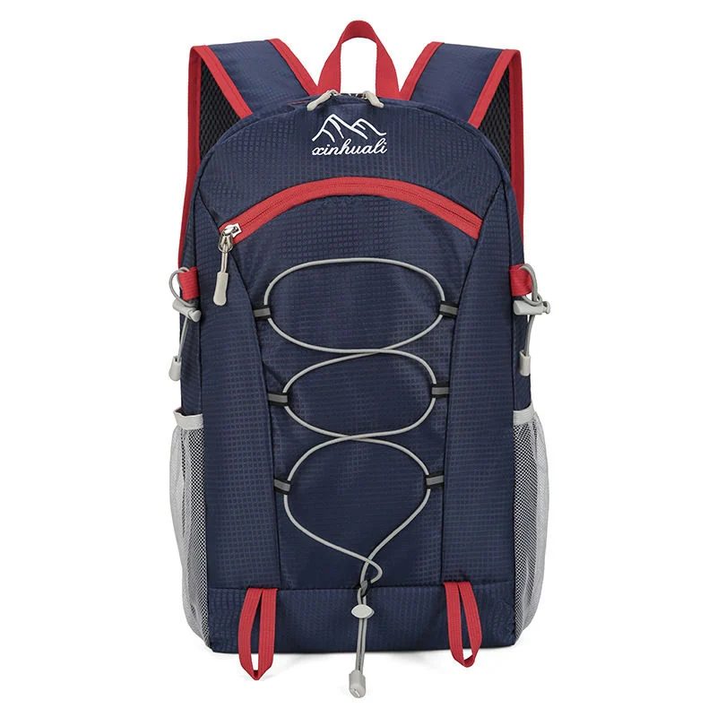 Packable Nylon Backpack with Oval Cord Lacing FA-111 by Feima Bag