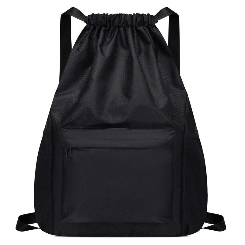Drawstring Backpack with a Box Front Pocket FS-020A by Feima Bag