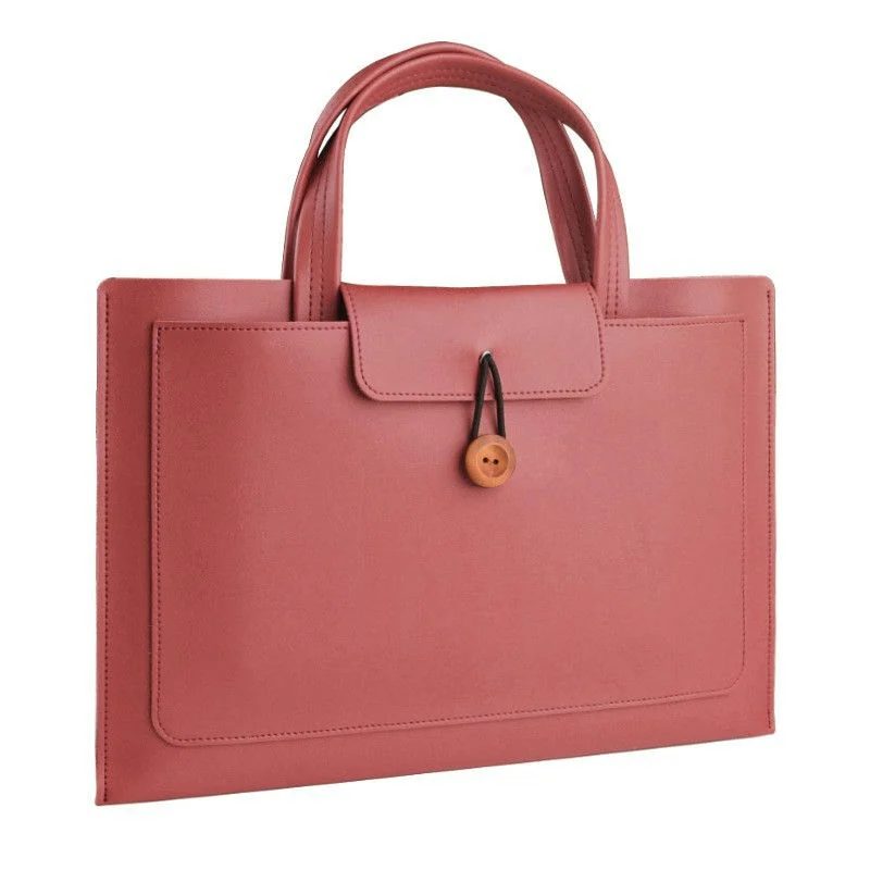 Flat PU Carry Case with Button-Loop Flap FD-043 by Feima Bag