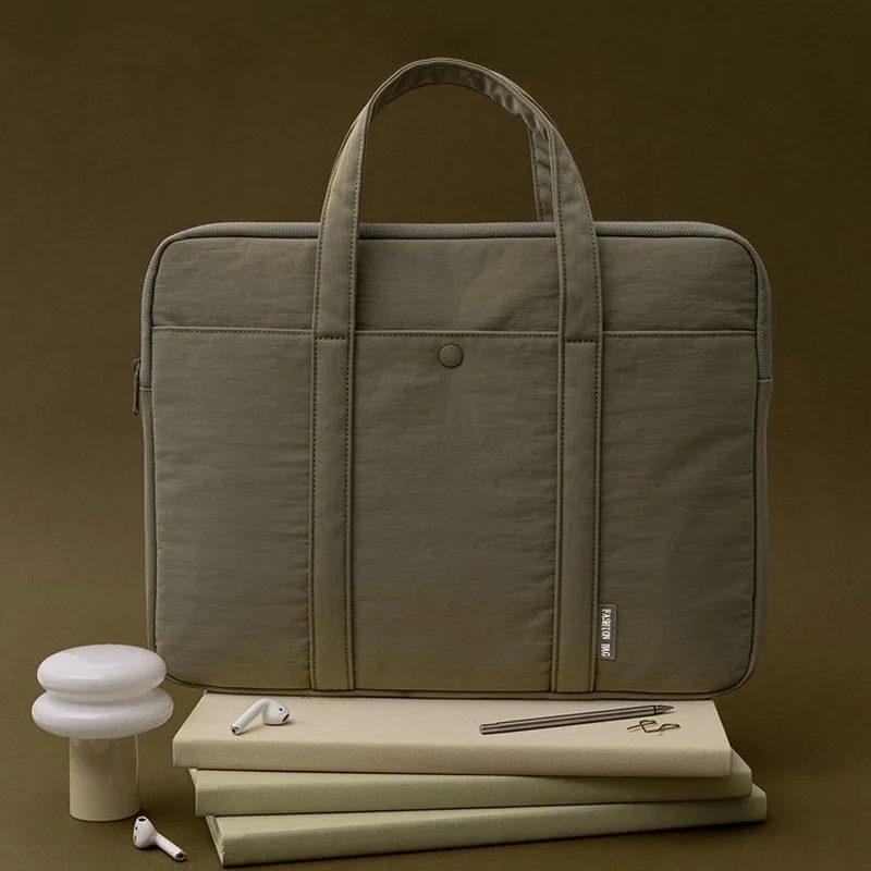 Handled Laptop Case with Front Snap Pocket FD-078 by Feima Bag