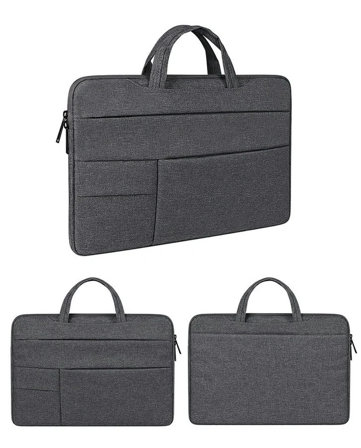 Panelled Laptop Carry Bag with Front Zip FD-086 by Feima Bag