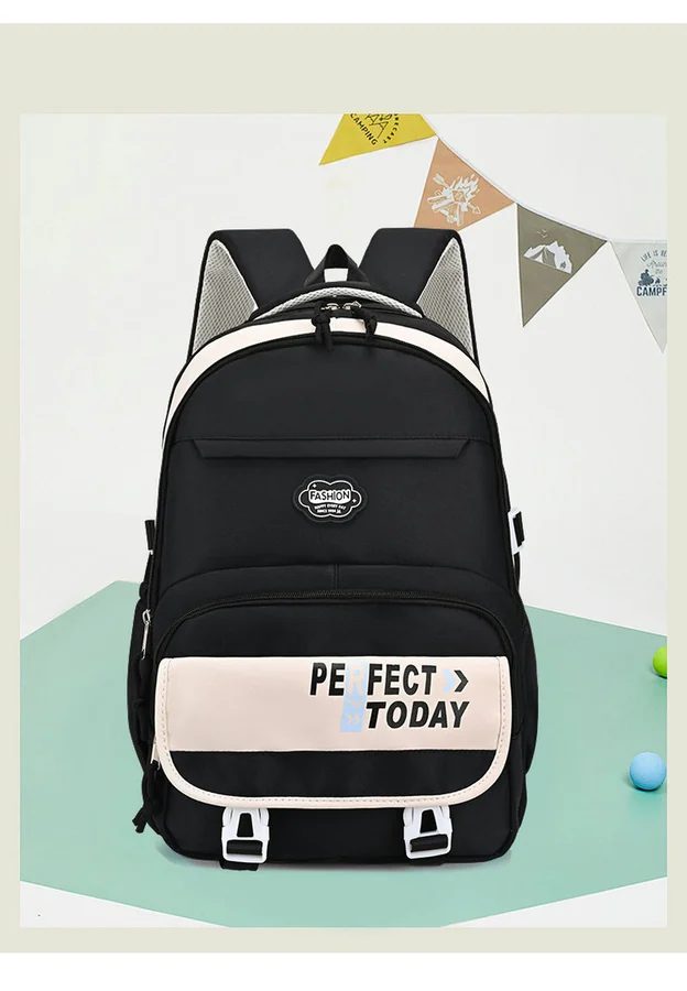 School Backpack with Clipped Lower Flap FG-062A by Feima Bag