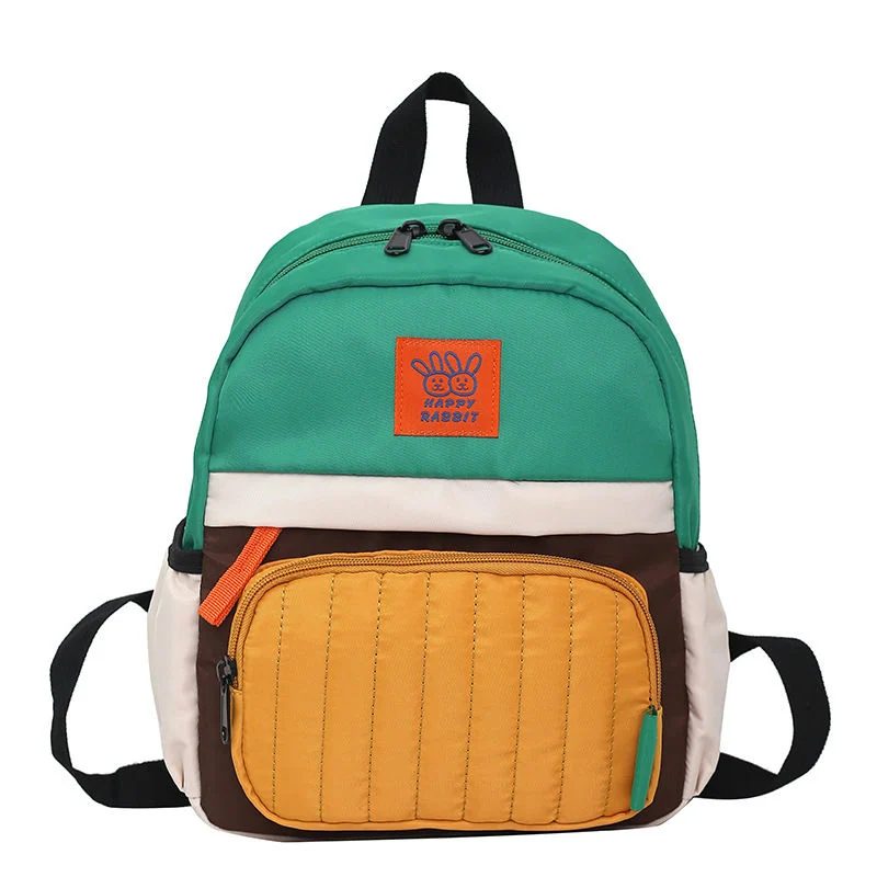 Colour Block School Backpack FG-094 by Feima Bag