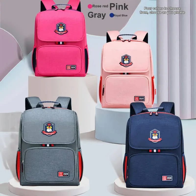 Flap-Front School Backpack with Lower Zip Pocket FG-095 by Feima Bag