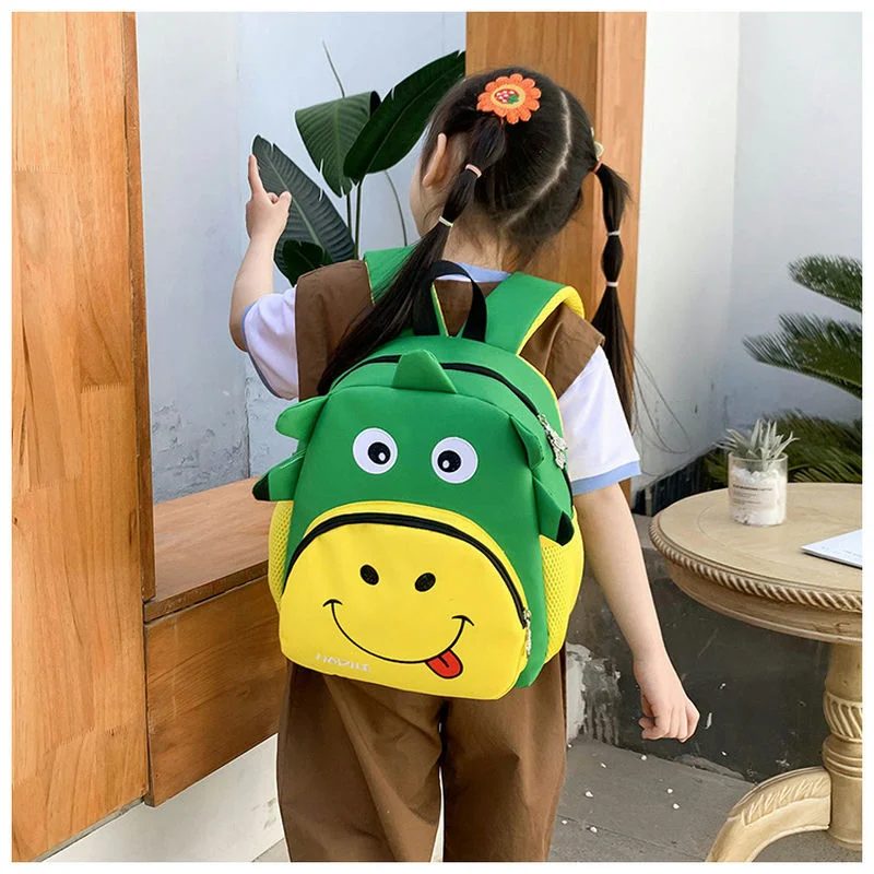Character School Backpack with Smiling Front Pocket FG-099 by Feima Bag