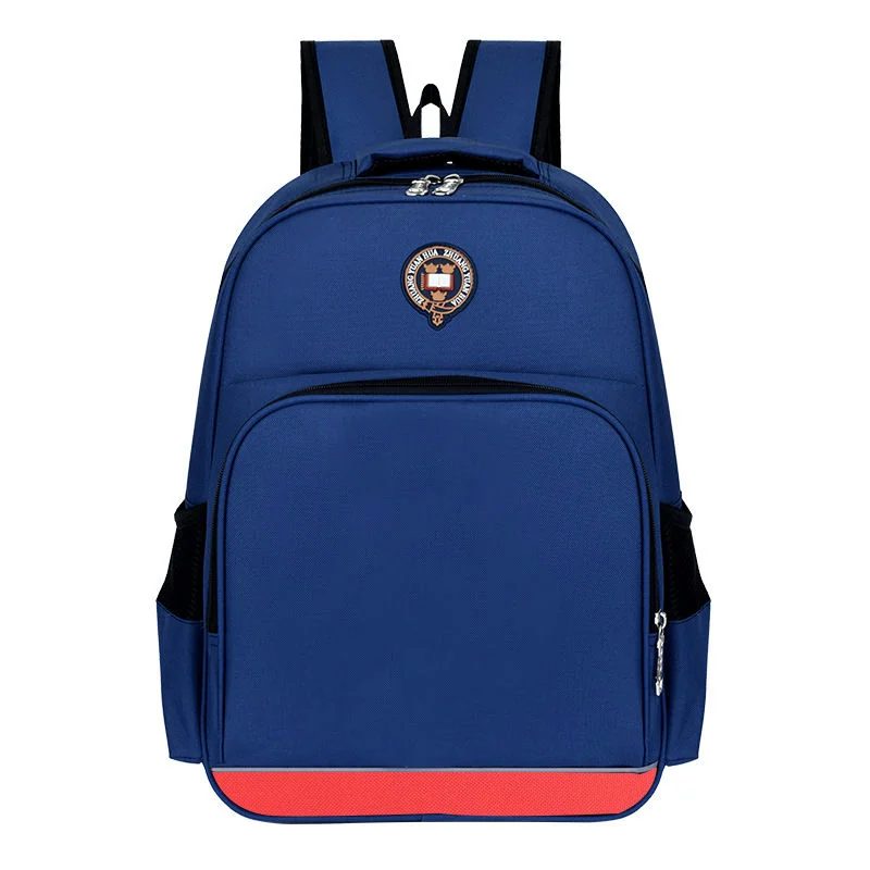FG-112 school backpack with a rounded main zip and separate projecting front pocket