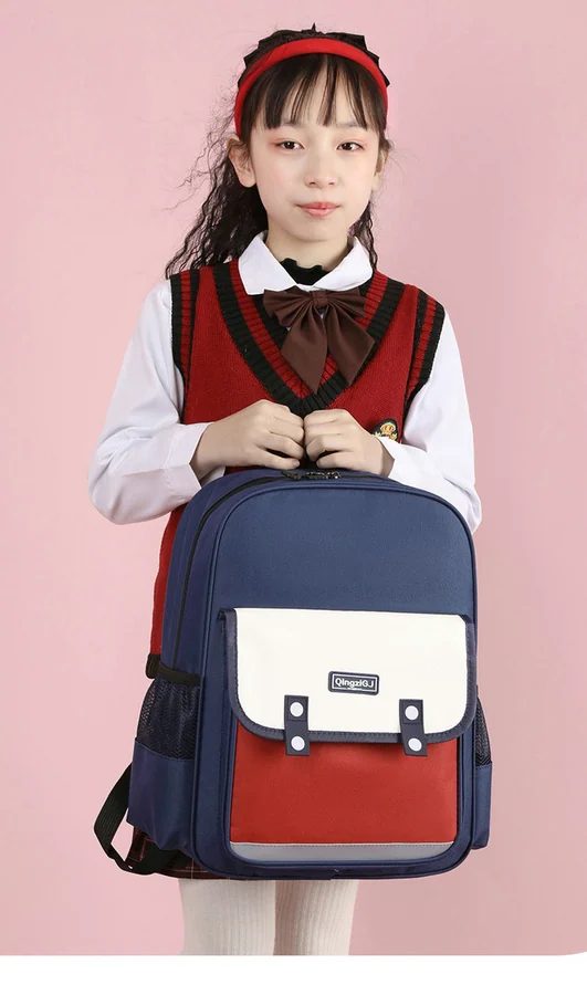 School Backpack with Matching Book Tote Option FG-121 by Feima Bag