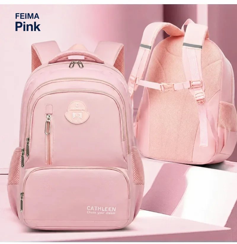 School Backpack with Front Zip Pockets FG-130 by Feima Bag
