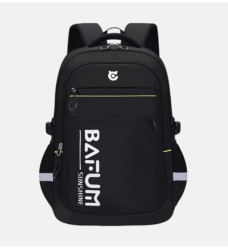 School Backpack with Chest Buckle and Layered Front Pockets FG-161 by Feima Bag