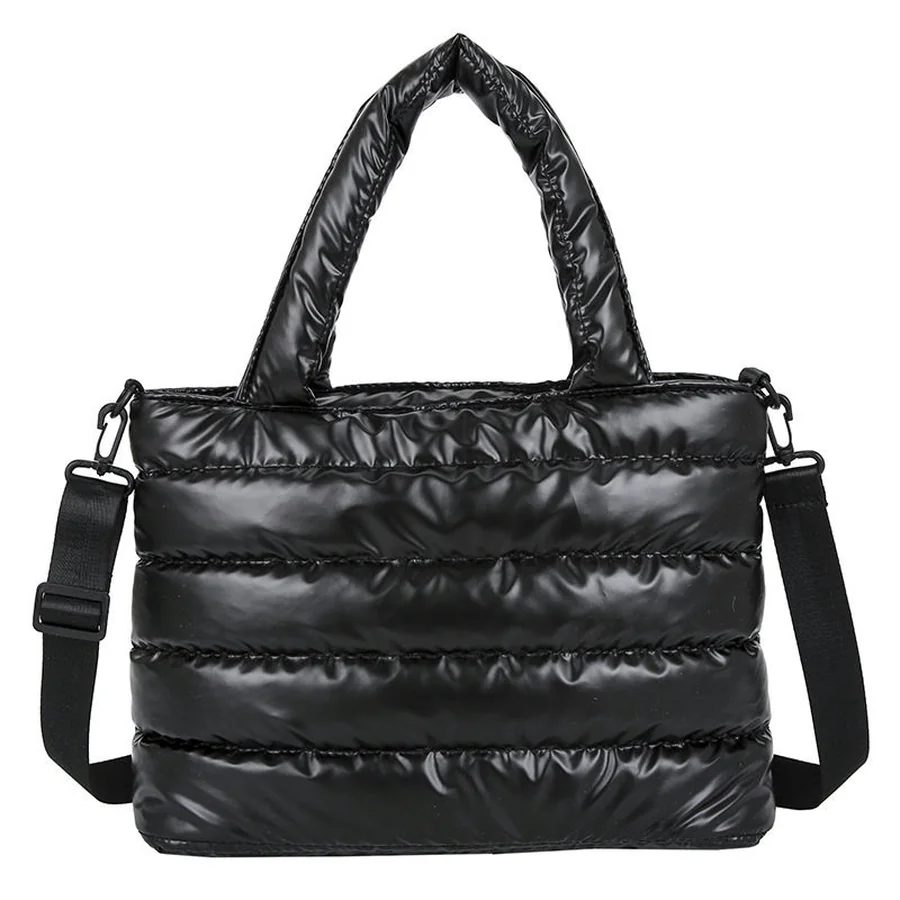 Padded Channel Quilt Tote with Long Strap FBB-021 by Feima Bag