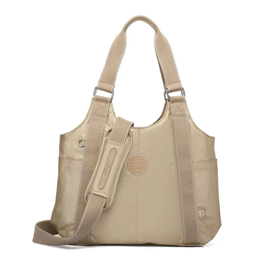 Shoulder Tote with Twin Handles and Long Strap FE-071 by Feima Bag