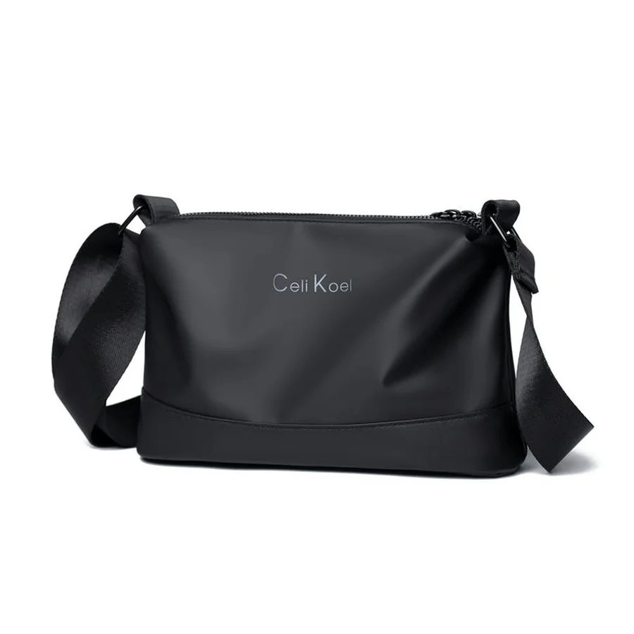 Soft PU shoulder bag with divided zip sections FE-131 by Feima Bag