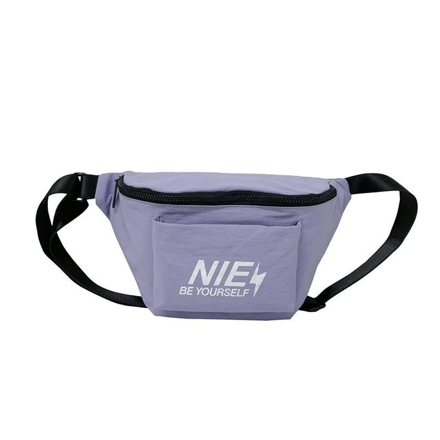 Nylon Waist Bag with Broad Front Pocket Flap FKS-002 by Feima Bag