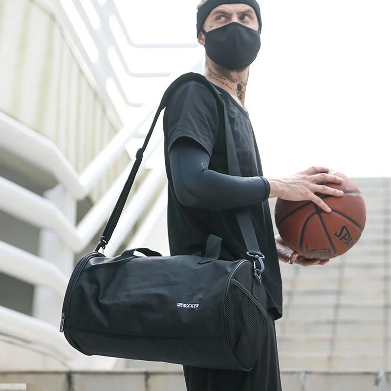Barrel Sports Duffel with End Compartment FC-053 by Feima Bag