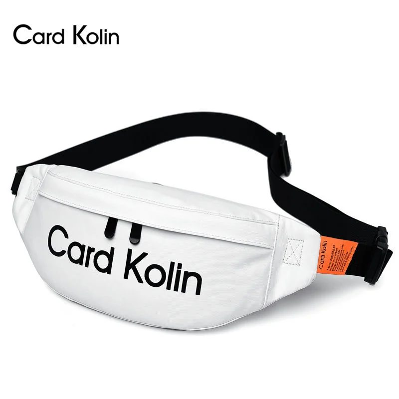 Long belt bag with a straight front zip FE-096 by Feima Bag