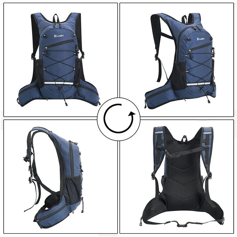Cycling Backpack with Front Helmet Holder FMK-031 by Feima Bag