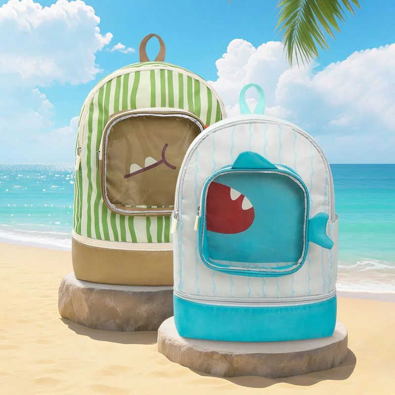Character Swim Backpack with Clear Front Pocket FS-007 by Feima Bag