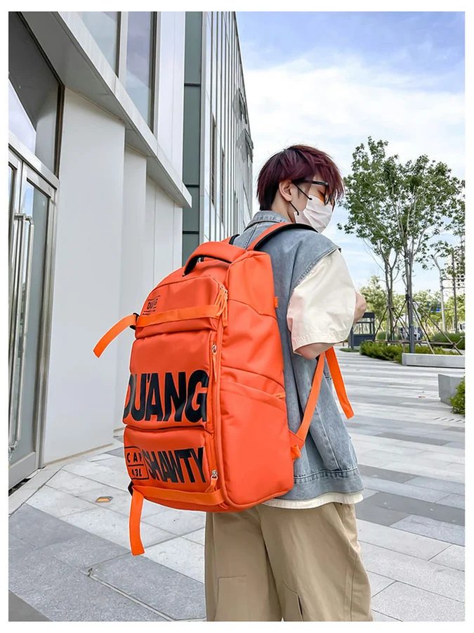 Tall Sports Backpack with Graphic Front Panels FS-010 by Feima Bag