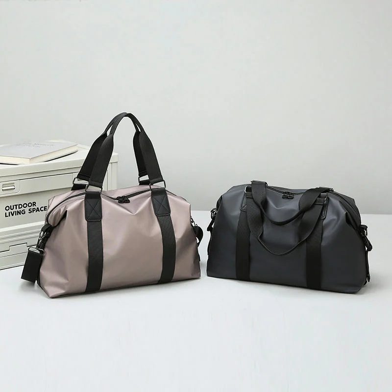 Duffel with Webbing Handles and Clip-on Strap FS-011 by Feima Bag