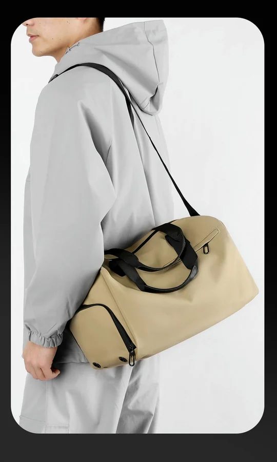 Duffel Bag with Front and End Zip Openings FS-012 by Feima Bag