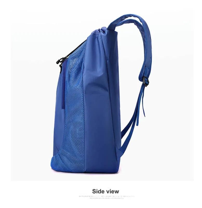 Drawstring Sports Backpack with Oval Front Pocket FS-018 by Feima Bag