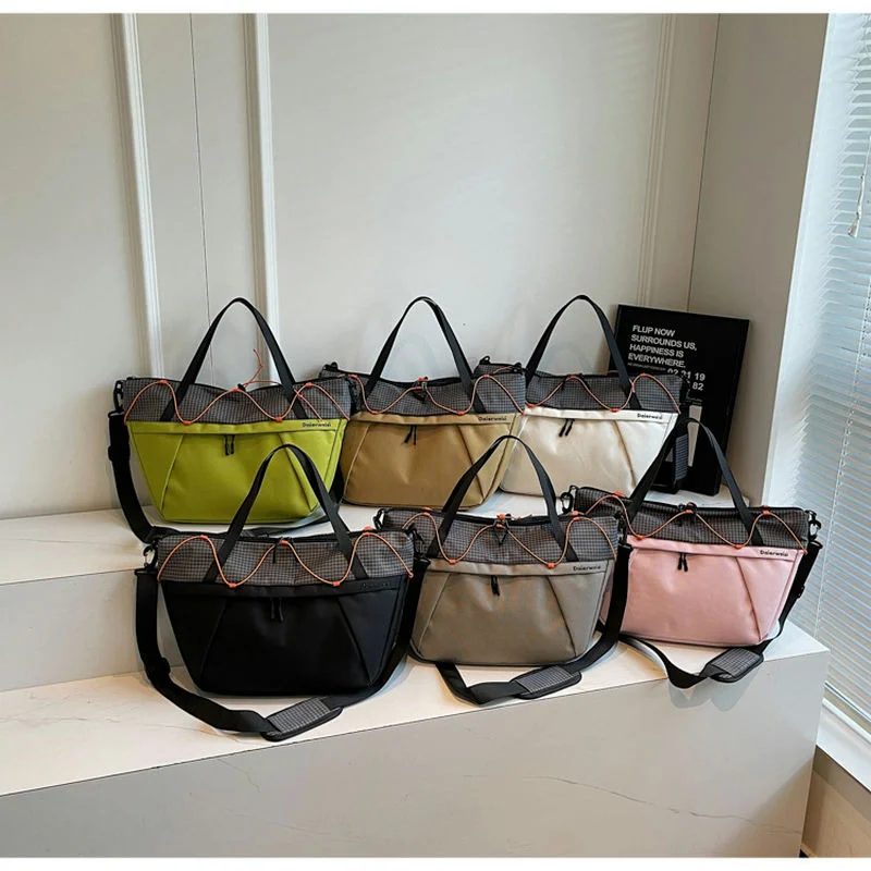 Canvas Sports Tote with Contrast Cord Detail FS-025 by Feima Bag