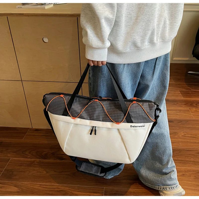 Canvas Sports Tote with Contrast Cord Detail FS-025 by Feima Bag