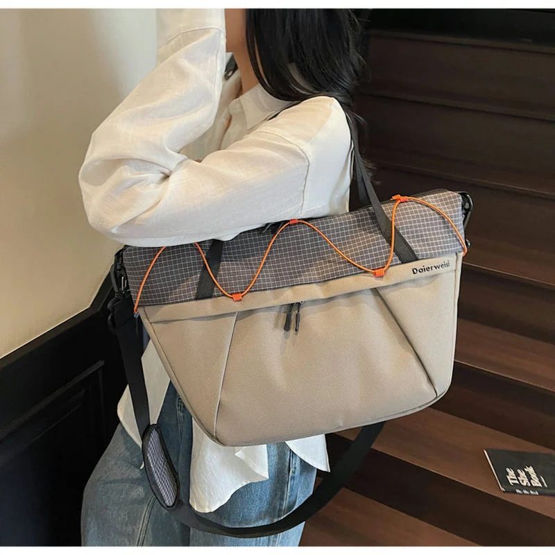 Canvas Sports Tote with Contrast Cord Detail FS-025 by Feima Bag