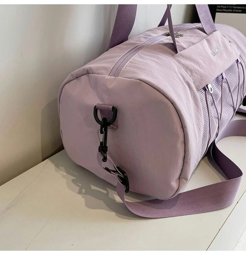 Sports Duffel with Front Mesh and Cord Detail FS-029 by Feima Bag