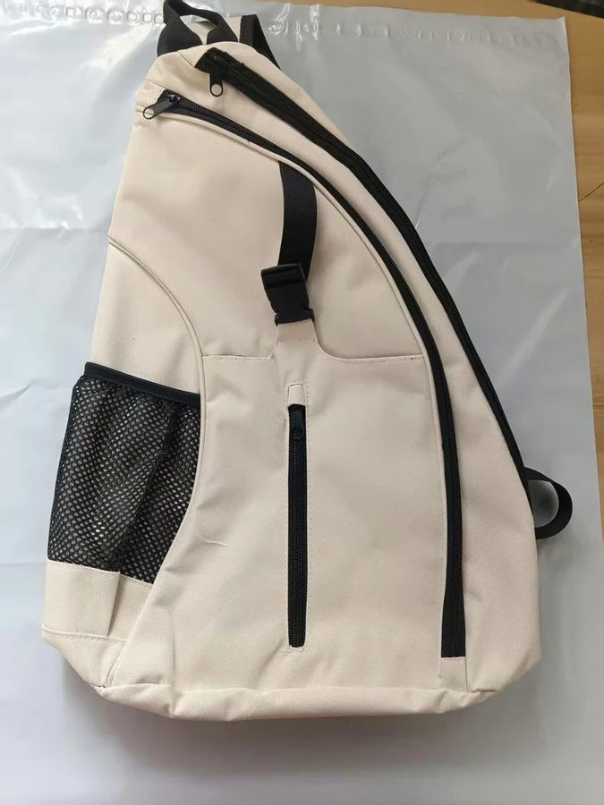 Racket Sling Bag with Curved Zip Opening FS-036 by Feima Bag