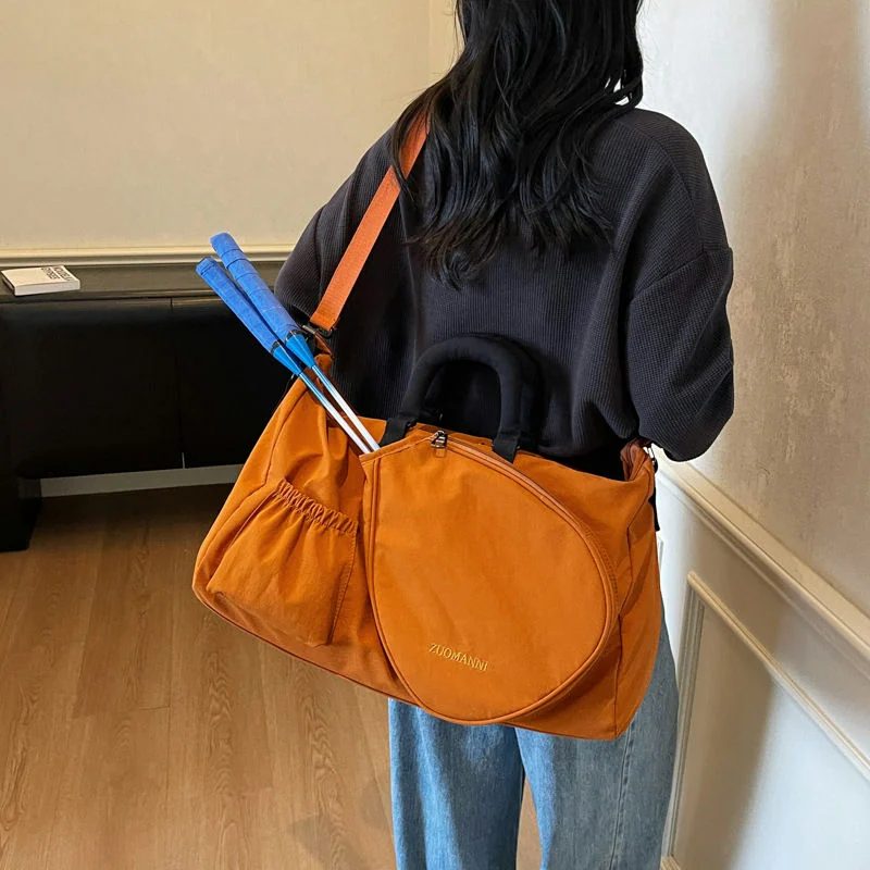 Racket Tote with Teardrop Front Pocket FS-037 by Feima Bag