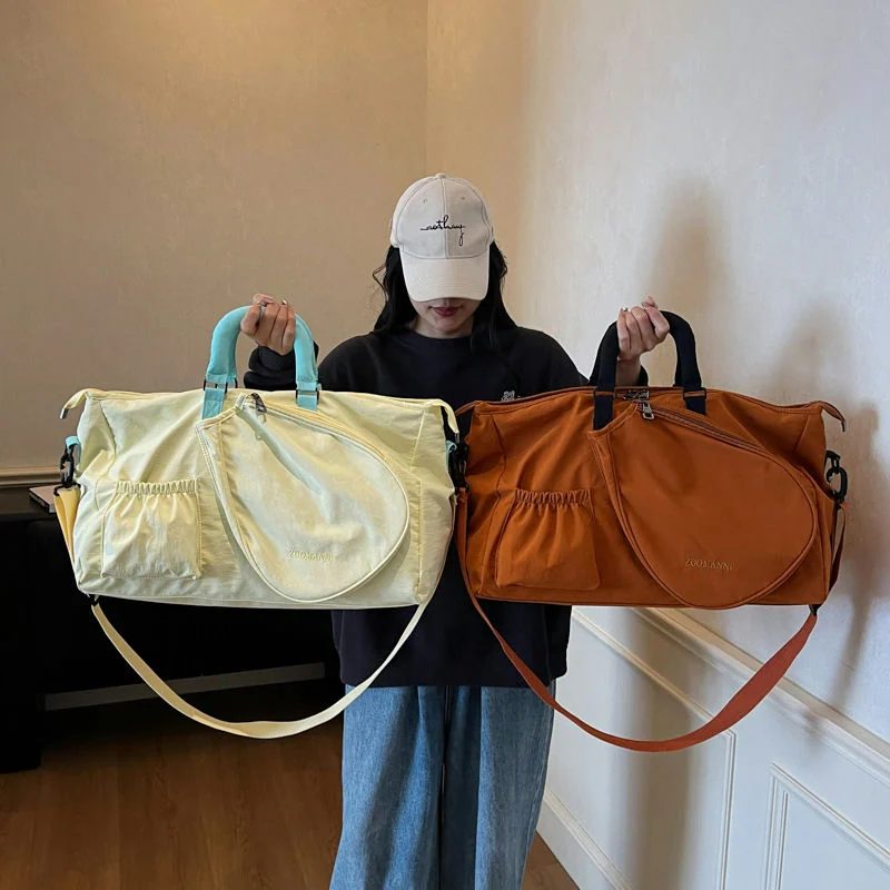 Racket Tote with Teardrop Front Pocket FS-037 by Feima Bag
