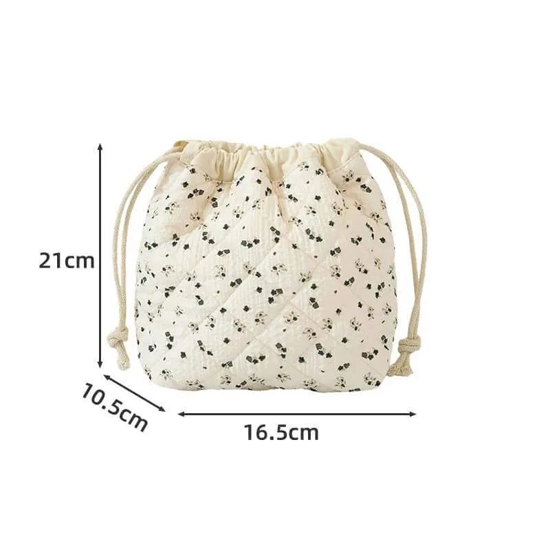 FJ-083A — Мягкая сумка с цветочным рисунком и завязками — Feima Bag