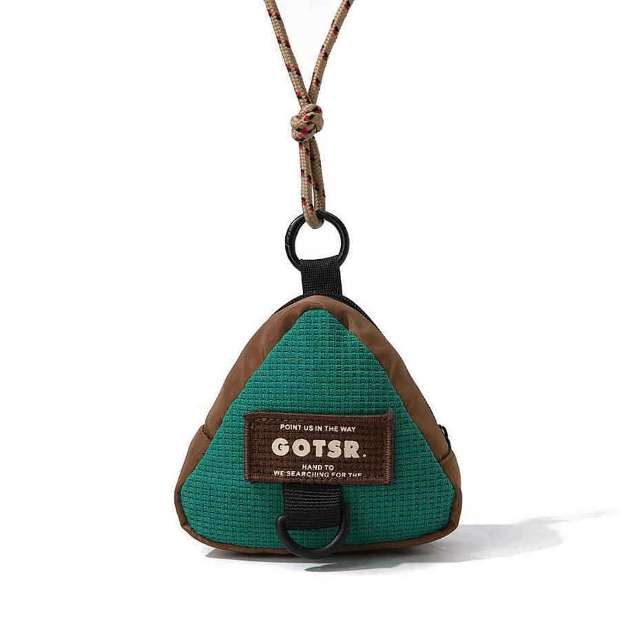 Triangular Pouch with Cord and Ring Details FZ-014 by Feima Bag
