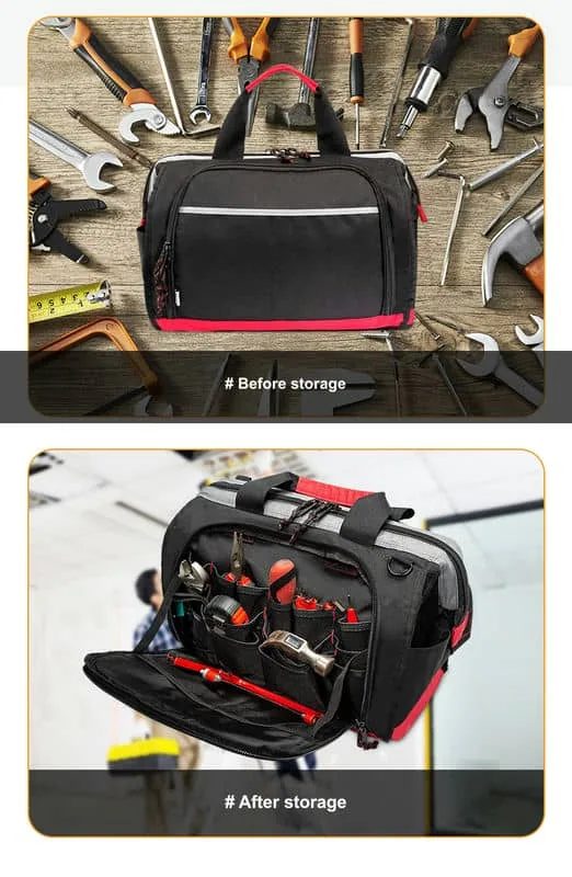 Tool Bag with Front Organiser Panel FT-012 by Feima Bag