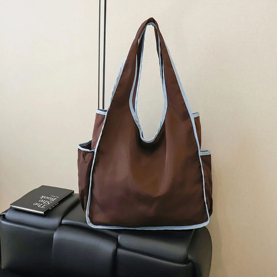 Nylon tote with contrasting edging FH-091 by Feima Bag